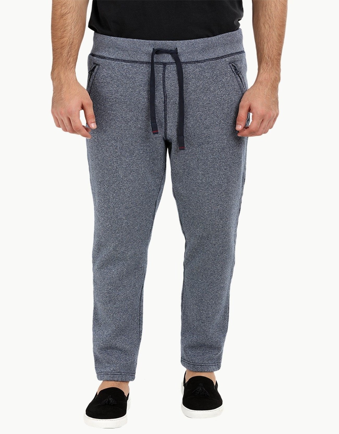 Heather Blue Pull Trouser - Trouser Trends