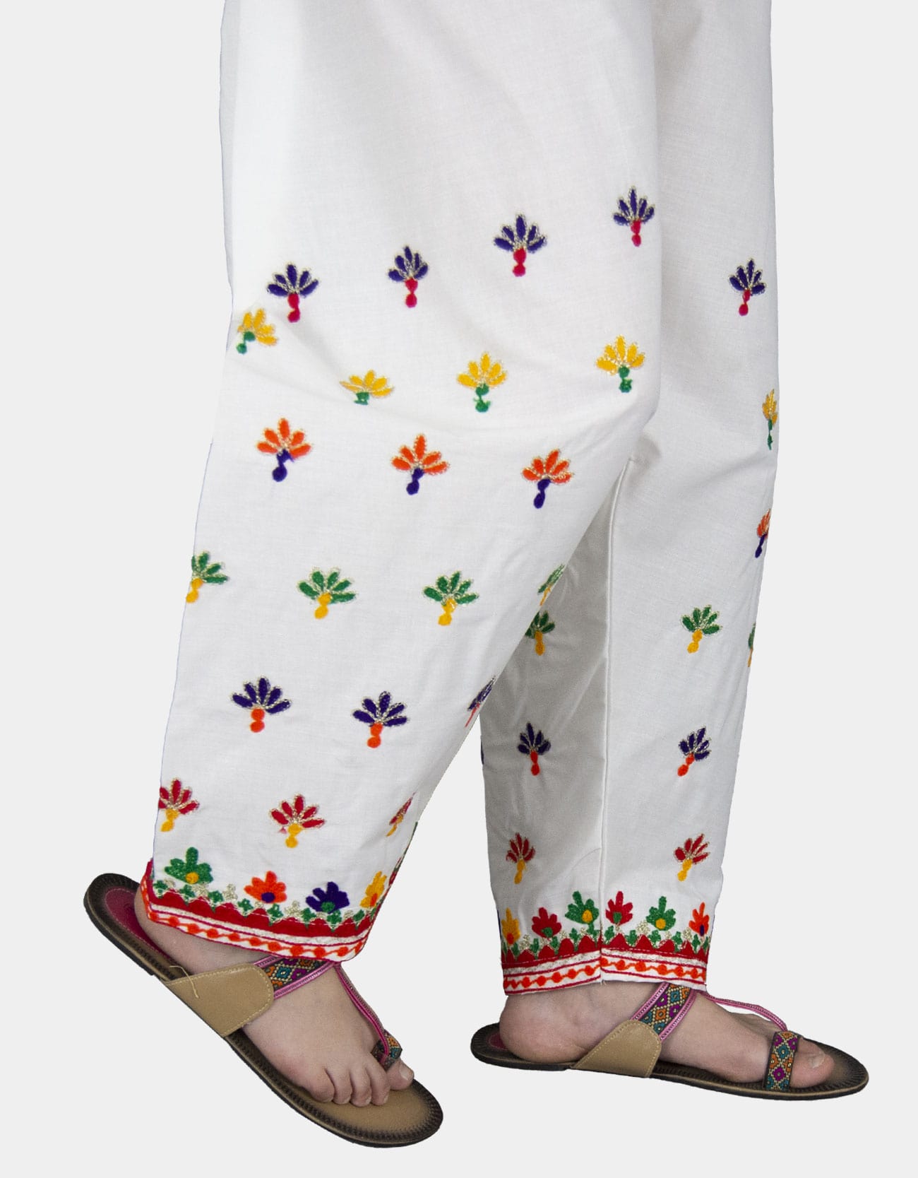 embroidered shalwar